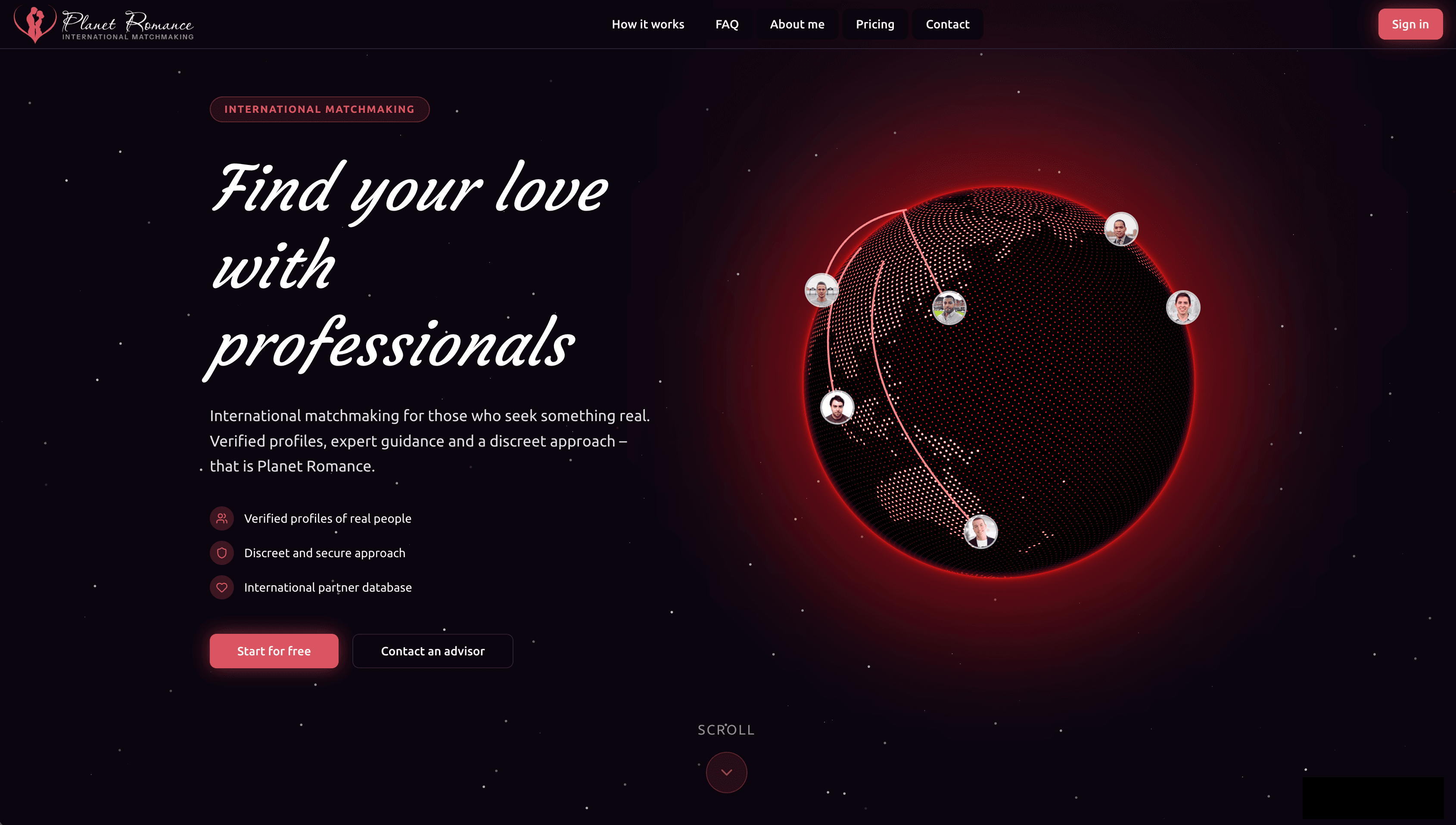 product screenshot - browsing profiles